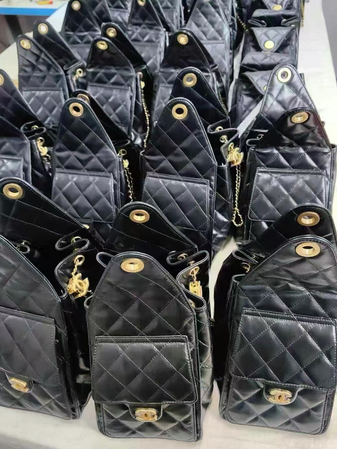 Premium leather materials used in KynBag creations